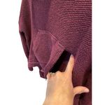 Sweaty Betty Women Small Cropped Pullover Knit Burgundy Textured Sweater Top Photo 9