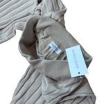 Worth Collective Pants Size XL Adele Ribbed Knit Taupe Black Cozy Pull On NWT Photo 3