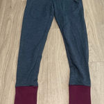Under Armour  Burgundy and Blue Leggings Photo 0