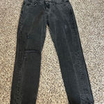 Current/Elliott Distressed Black Denim Jeans Grunge Ripped Casual Streetwear Photo 0