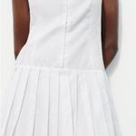 ZARA  pleated mini eyelet dress Photo 0