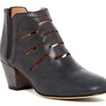 Aquatalia Marvin K Freida Waterproof Cutout Bootie Black Leather, Womens Size 8 Photo 0