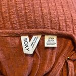 Roxy  On Our Way Redwood Sleeveless Knit Ribbed Romper Size XL Photo 2