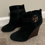 Tory Burch Alaina Wedge Ankle Booties Size 7.5 M Photo 0