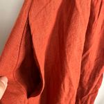 J.Crew Halter Mixy Midi Linen Dress in Vintage Garnet Orange Size M NWT Photo 14
