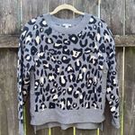 Stella & Dot  Leopard Side Button Sweater | S Photo 2
