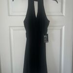 EXPRESS Black Mid Thigh Cocktail Dress NWT Size 2 Photo 3