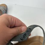 Clarks Clark’s leather Gray Comfort Sandals shoes 7 Cushioned Footbed Photo 6