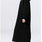 GU (Uniqlo) x Harry Potter Embroidered Logo Sweat Hoodie Dress in Black Size L Photo 2