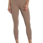 HeyNuts Essential Yoga 7/8 leggings 25” length tan neutral beige size small Photo 0