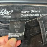 BNWT! MOSSIMO Mid Rise Curve Skinny Jeans in Washed Black Size 2 Short Photo 4