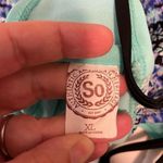 SO Women's  Swim Suit Top, Halter Neck Size XL Photo 2