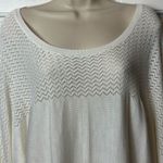 New York & Company Lightweight Sweater‎ White Size XL Photo 2