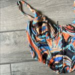 White Fox Boutique Orange and Blue Bustier Photo 2