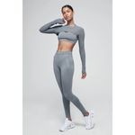 Alo Yoga Thrill Seeker Shrug Steel Blue S Photo 7