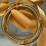 Super Cute Glitter Bangle Bracelets New Gold Photo 1