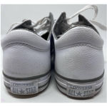 Converse  All Star Junior Leather Sneaker Size 6 Blue Spots on‎ Left Side in Pic. Photo 3