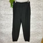 St. John . Charcoal Grey Zipper Ankle Athleisure Joggers Photo 3