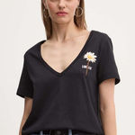 Desigual  love life v neck t shirt size small Photo 0