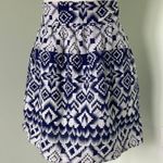 KAVU  Cedar Blue Aztec Skirt Size Small Photo 1
