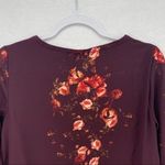 Hint of Mint Floral Chiffon Flare Sleeve Dress Photo 13