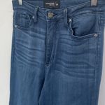 Just Black  Denim Women's Super Flare High Rise Raw Hem Jeans in Indigo Size 29 Photo 10