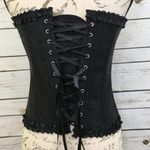 Corset Black Zipper Festival Cosplay New Size undefined Photo 12