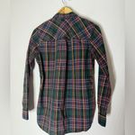 J.Crew  Classic Green Pink Plaid Collar Button Down Shirt Size 6 Tall Photo 1