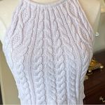 Sho Fly Lavender Cable Knit Sweater Tank Cropped Purple Size undefined Photo 1