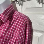 Lilly Pulitzer  Plaid Gingham Button-Up Shirt size 8 Photo 3