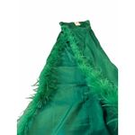 NWT Perrin Emerald Green Feather Miss Circle New York Gown Photo 9