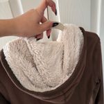 Y2K Beauty Brown Faux Fur Lined Hooded Zip Up Photo 1