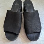Eileen Fisher Dana Mule Black Platform Slip on Shoes, Sz 10, Photo 9