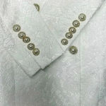 NWT Rebecca Vallance Bridal Harriet blazer minidress Size 2 US White Photo 12