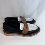 Anne Klein Emmy Lou Perforated Color Block Slip On Loafer Size 9 Casual Photo 3