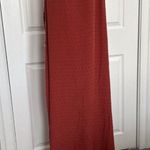 Vince Camuto Tie It Up! Maxi Clip Dot Tank Summer Dress In Rust Size XL Photo 4