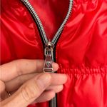 Guess Bright Red Down-Filled Puffer Coat - Size M Photo 4