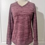 Tek Gear Long Sleeve Fleece V Neck Sweater - sz S Photo 0