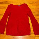 Vince Camuto Crew Neck Bell Sleeve Winter Sweater Photo 0