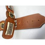 Chico's Chico’s Women’s Southwest Belt Size S/M Brown Leather Western Boho Concho Style Photo 6