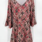 Maeve Anthropologie Erina Swing Dress Womens S Mini Knit Bell Flare Sleeves Photo 0