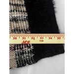 Anthropologie Oliver Open Cardigan Madras Plaid Fuzzy Cozy 90’s Y2K Sz Large Photo 4