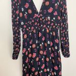 La Maison Talulah Pink Floral Long Sleeve Maxi Dress Medium Feminine Blue Photo 10