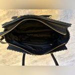 Cole Haan Genevieve Woven Black Leather Bag Photo 6