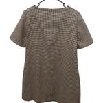 ZARA Houndstooth Short Sleeve Shift Dress Photo 2