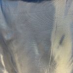 Vintage Y2k Iridescent Fairy Princess Gown Beaded Neckline Maxi Blue Gray XS Photo 5