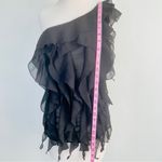 Joyce Leslie  ruffle front one shoulder blouse NWT Photo 10