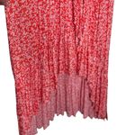 Olivaceous Coral High Low Cut out Tie Front Maxi Dress Size Large Photo 5