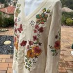 Johnny Was “The Wonder Years” embroidered cashmere blend sweater NWT RARE Photo 1