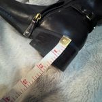 Etienne Aigner  Legacy Riding Boot Chocolate Brown Leather Size 6M Photo 9